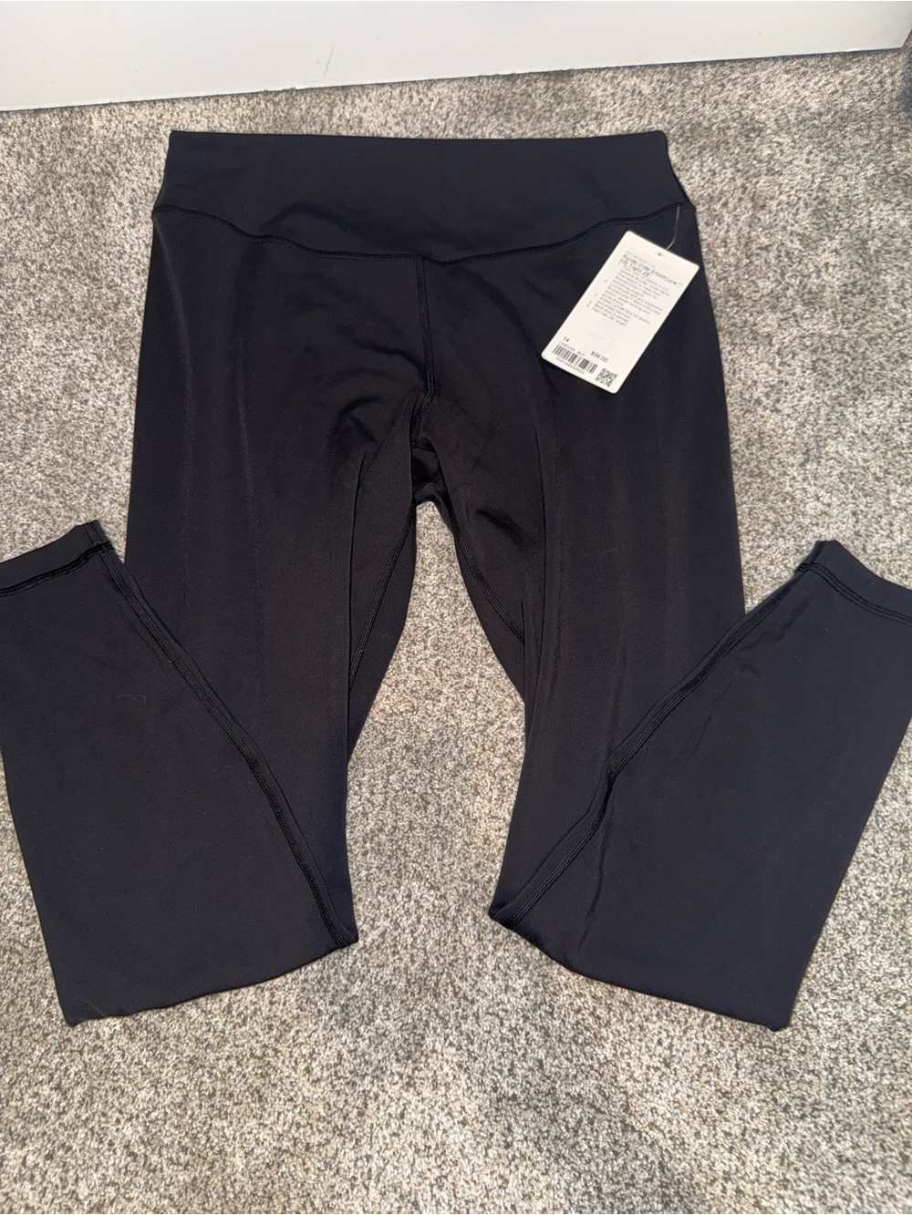 lululemon athletica Black womens' Athletic Leggings nwt size 14